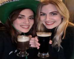 Rosie Spaughton consuming alcohol